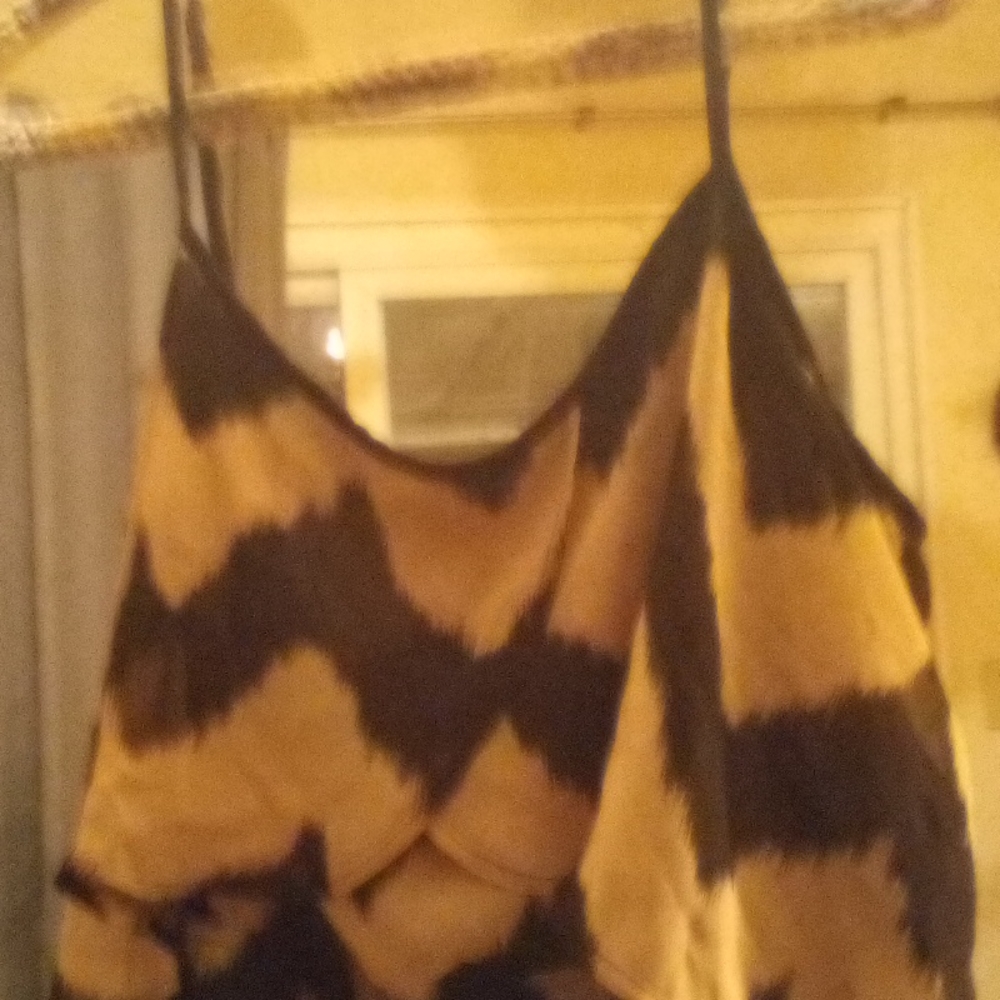 Chevron print dress